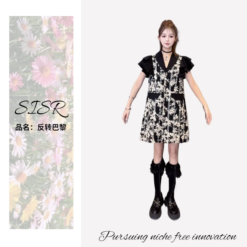 小众系列【反转巴黎连衣裙】SISR原创宽松气质显瘦穿搭连衣裙