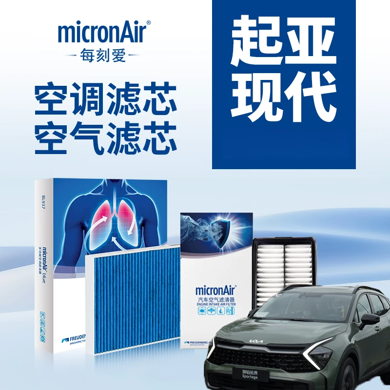 科德宝空调滤芯空气滤芯滤清器套餐【现代起亚专车专用】滤芯