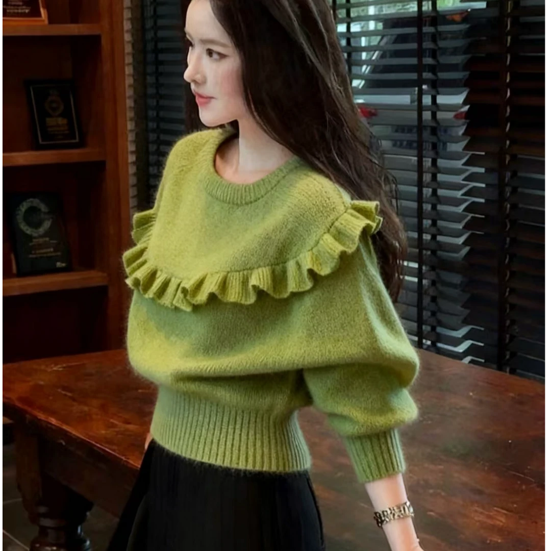 秋冬超火爆款穿搭ins风2025新款韩版气质高级感百搭针织打底衫潮