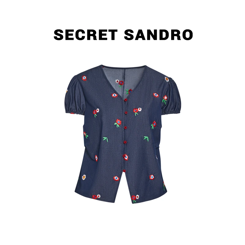 【玫瑰】【多娜&Secret Sandro粉丝专享】衬衫 S55209052N