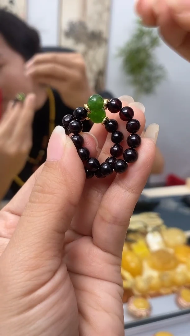 【闪购商品】琥珀裸石未镶嵌天然琥珀蜜蜡戒圈多样性发一