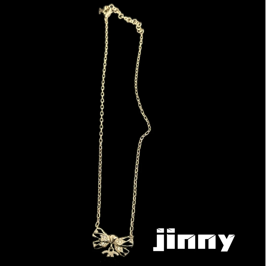 铜合金项链 【jinny】气质百搭蝴蝶项链