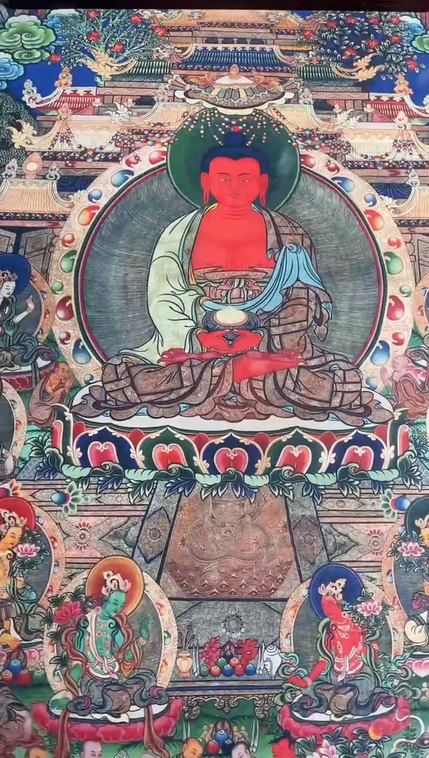卷轴画路路的唐卡tk160