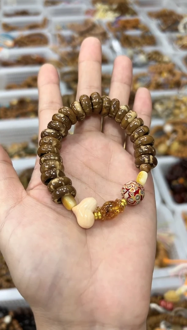 手串紫金鼠卡13紫金鼠熊猫花皮 甜甜圈设计款单圈【内圈全卡6库客】