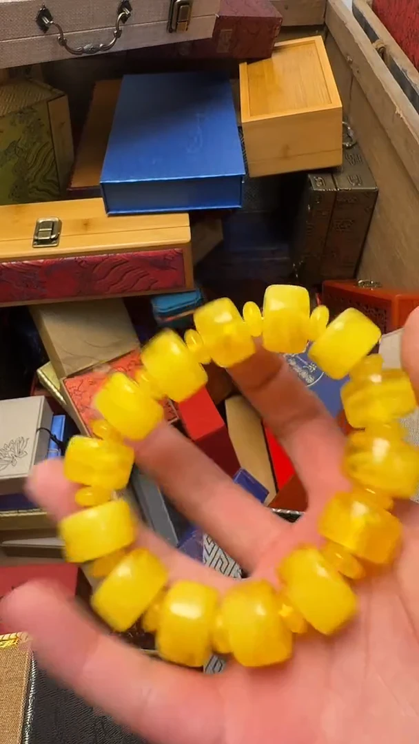 【闪购商品】蜜蜡手链未镶嵌————————