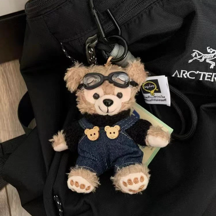 达菲熊毛绒公仔可爱雪莉玫汽车钥匙扣包包挂件女生礼物