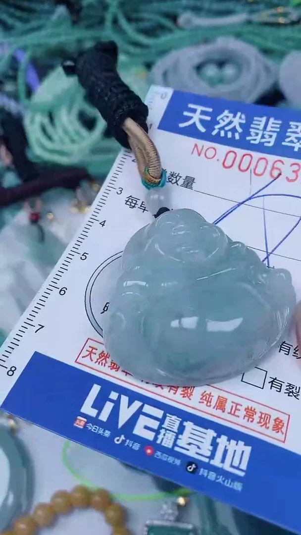 翡翠未镶嵌颈饰00006327