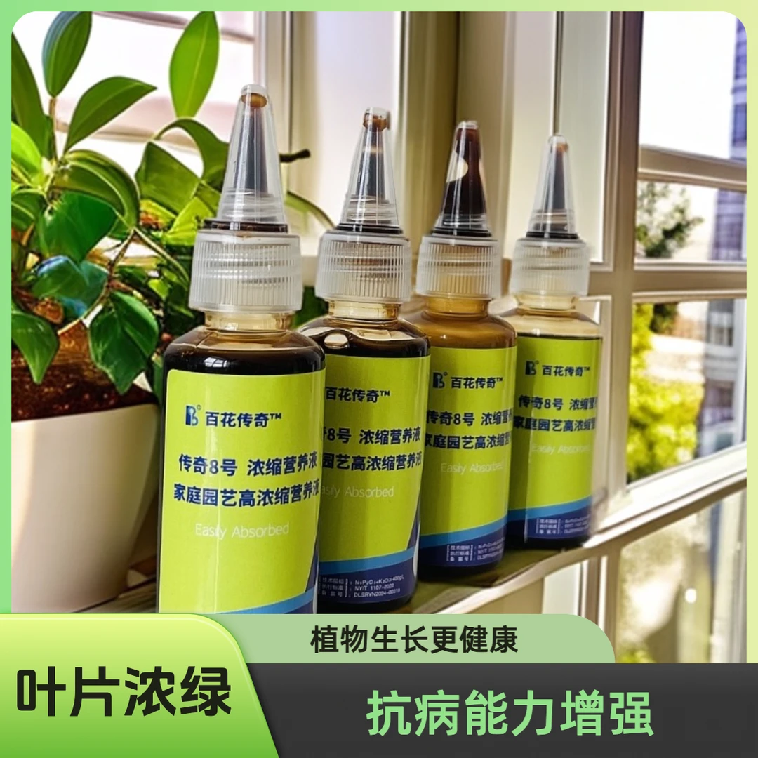 百花传奇家庭园艺肥料焕发叶片生机浓绿发亮