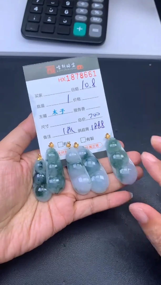 未镶嵌挂件翡翠哈轩 挂件1（多样性发其一）