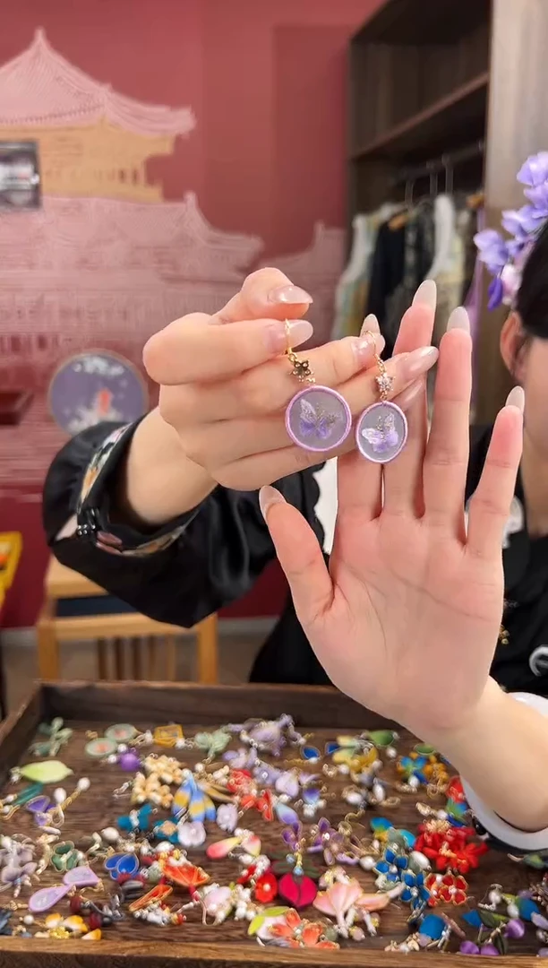 【闪购商品】刺绣苏绣世家非遗手工（耳环）