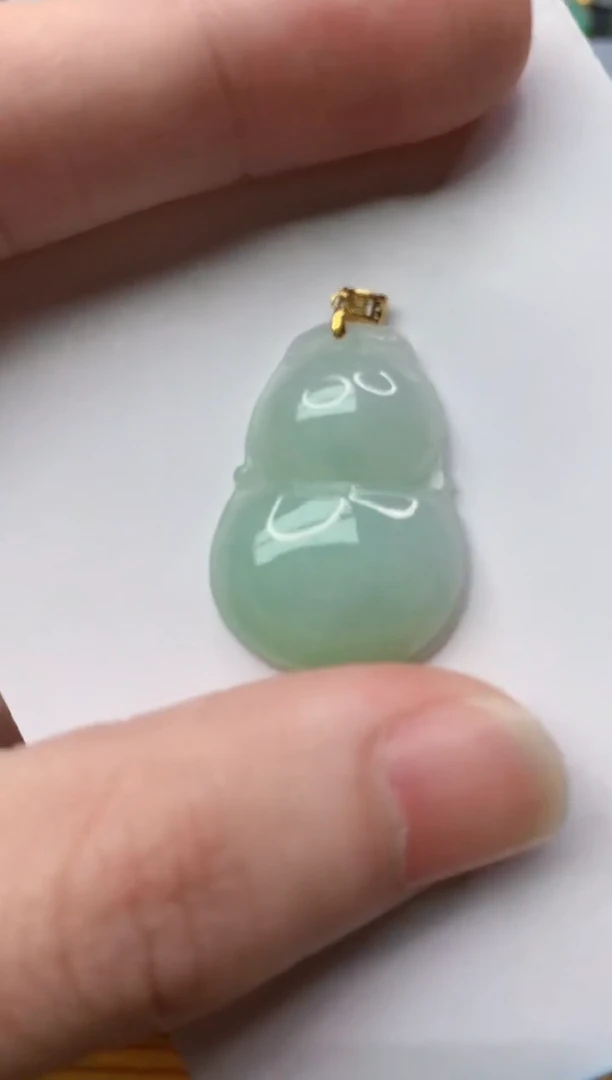 【闪购商品】翡翠颈饰18K金镶嵌5............