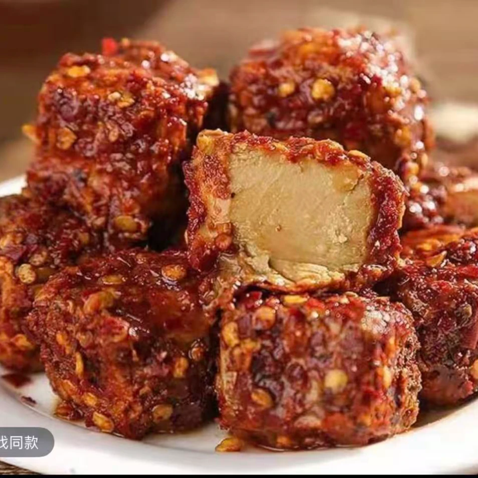 湖北特产麻辣霉豆腐农家手工发酵豆腐乳香嫩可口下饭菜