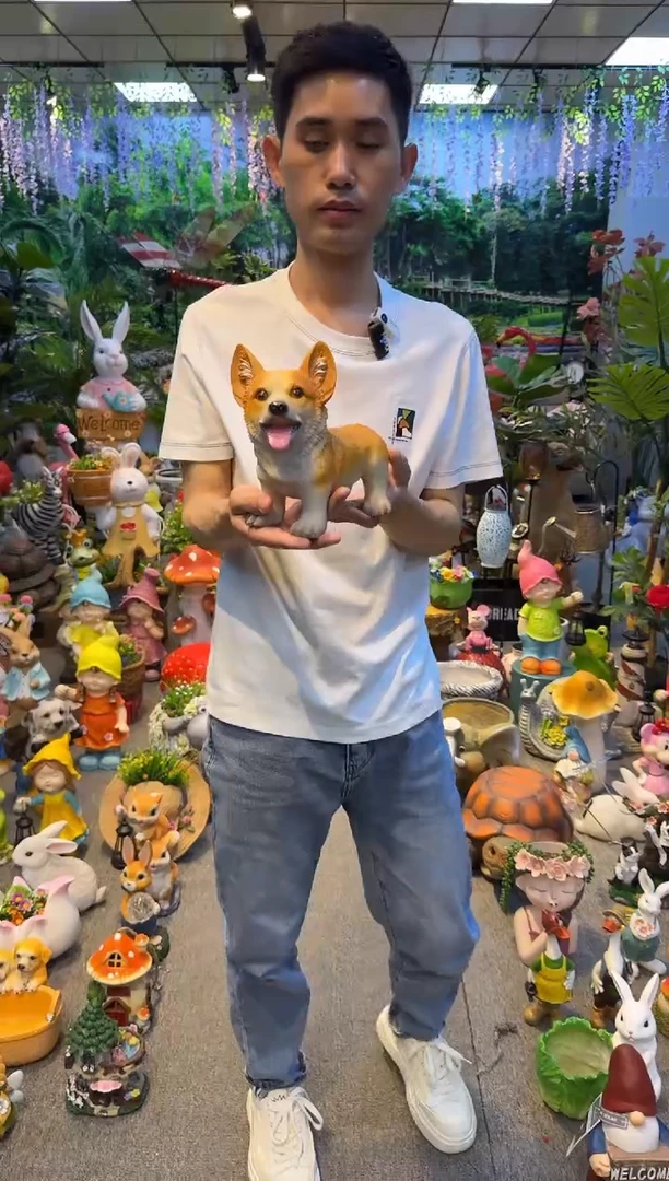 花盆庭院摆件&00&