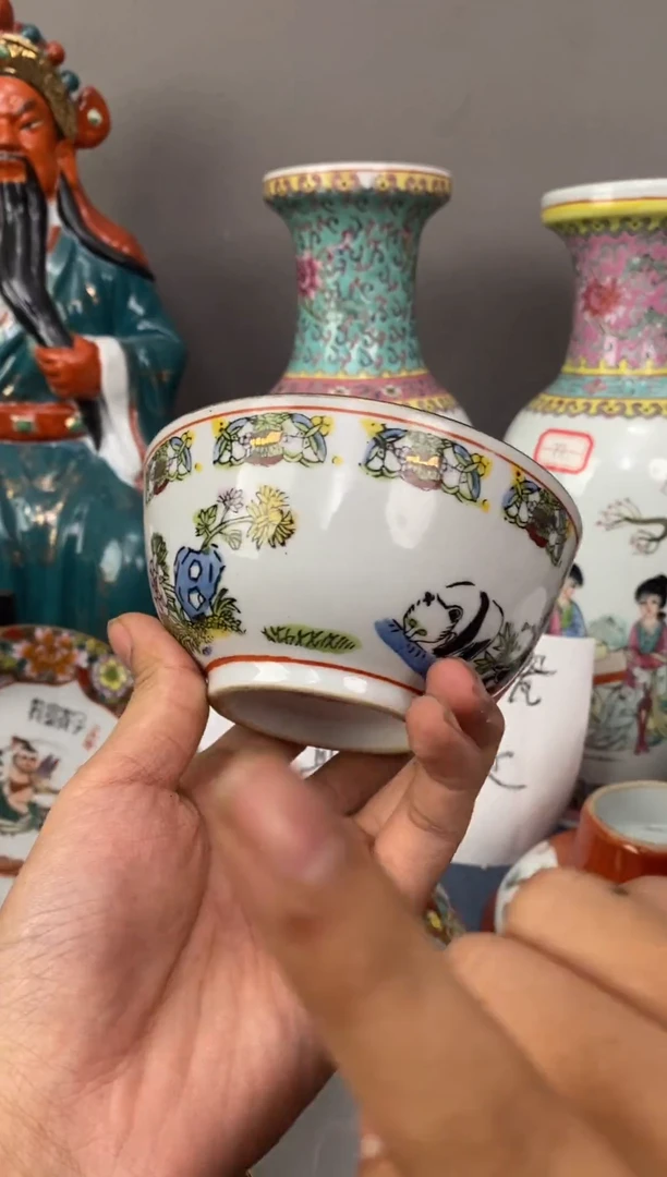 摆件567老厂瓷微瑕慎拍（已开价）