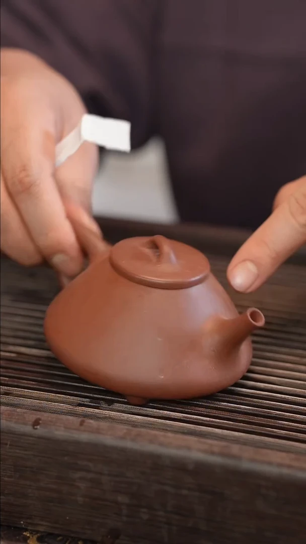 茶壶紫砂原矿手工制作宽口
