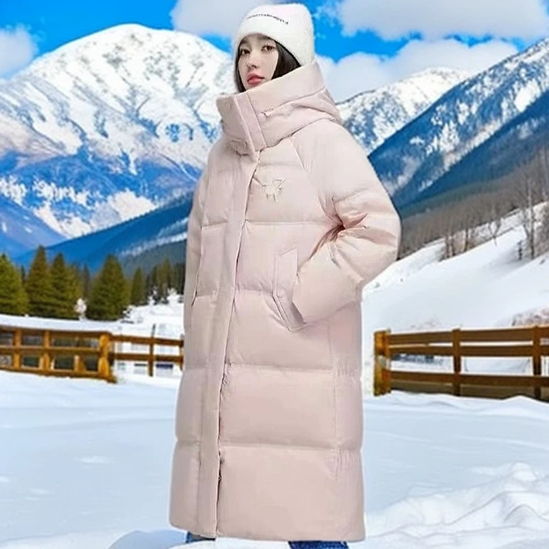 2024冬季新款韩版休闲胸口刺绣羽绒服