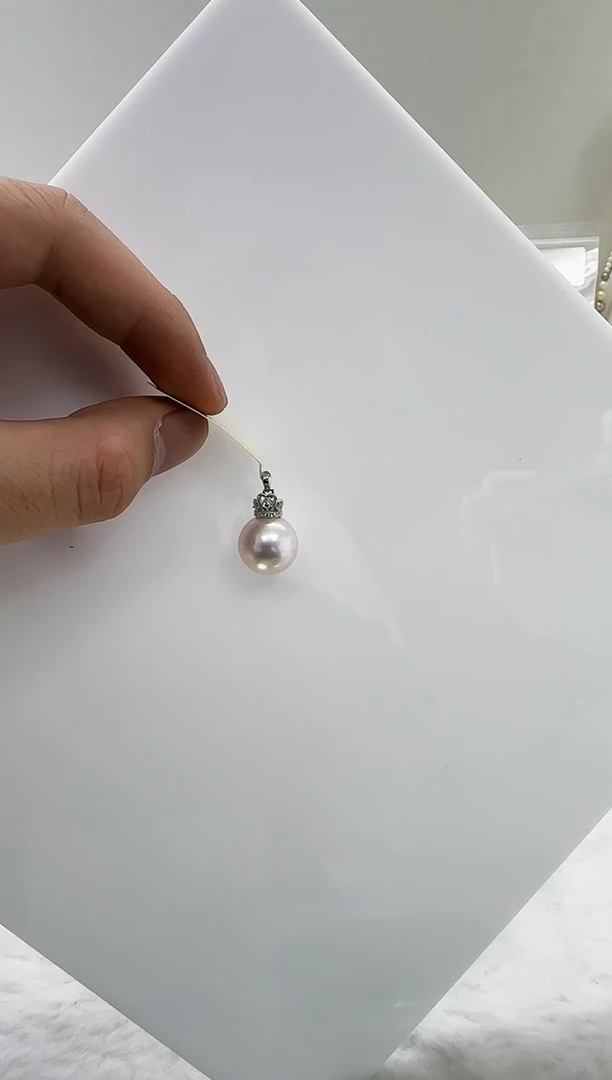 【闪购商品】淡水珍珠DA银S925镶嵌b668 白珠吊坠13