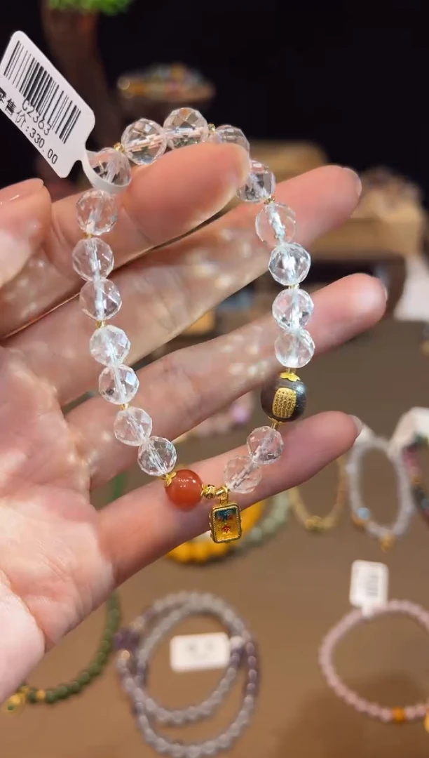 水晶手链未镶嵌手饰@@C2363