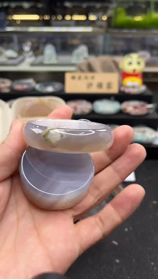 未镶嵌手镯石英质玉52圈口（赠品镯心）6230008