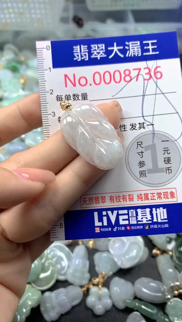 颈饰未镶嵌翡翠8736