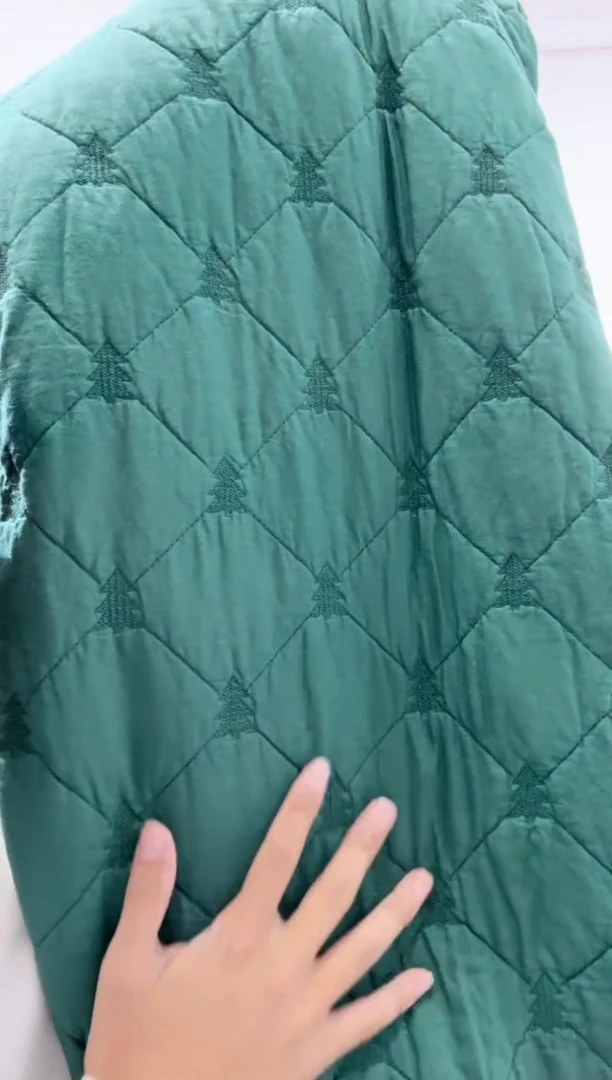 棉220*230纯棉床盖54号折印微瑕