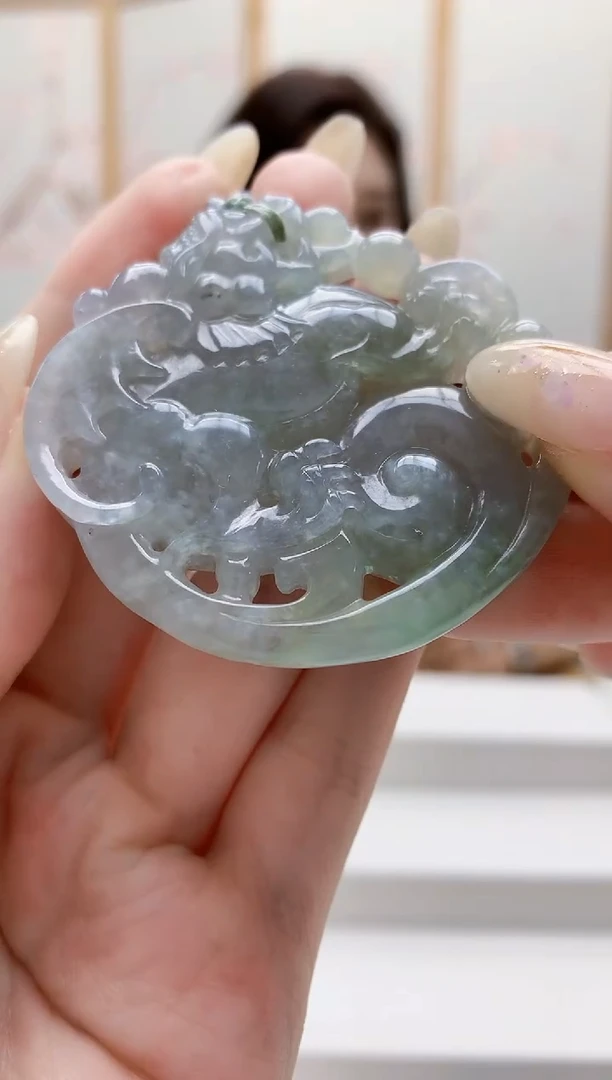 未镶嵌定制翡翠4829jw-毛货挂件165