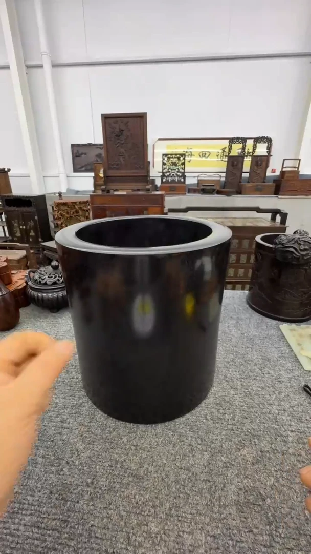 木过*笔筒（古今木器）