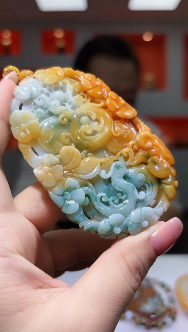 未镶嵌定制翡翠09/0919/C/发其一件/仿古