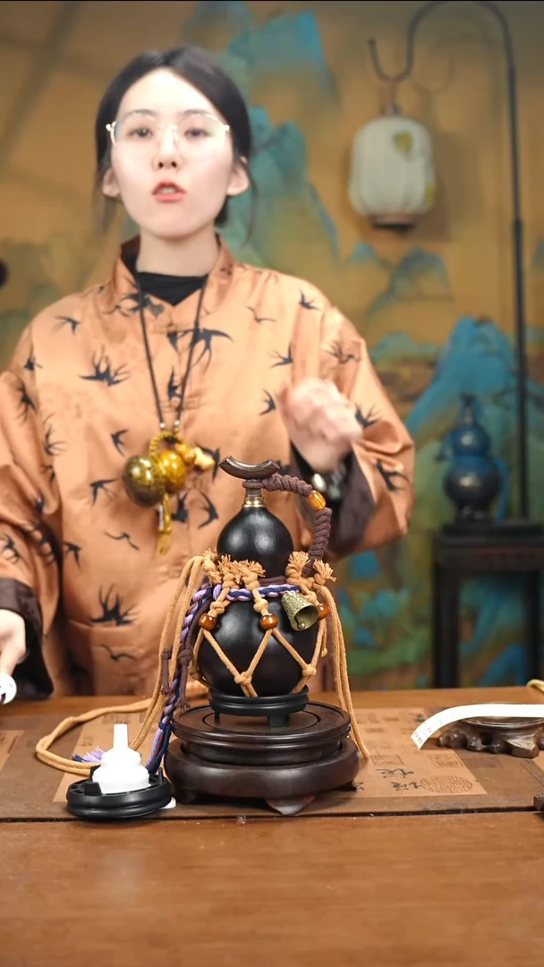 XK115网兜款大漆酒葫芦（现货现发）