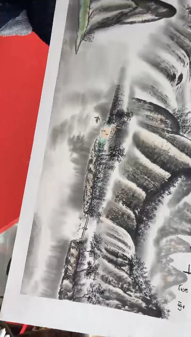 【闪购商品】国画道一老师亲笔绘画作品B116