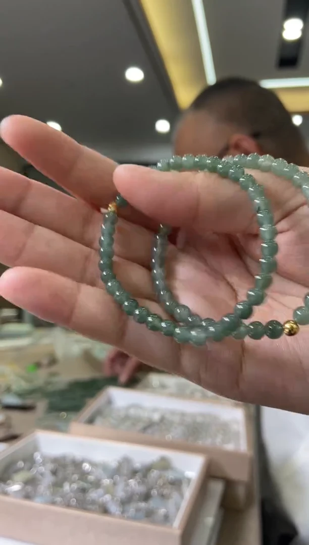 颈饰未镶嵌翡翠天然翡翠a货19多样性发一