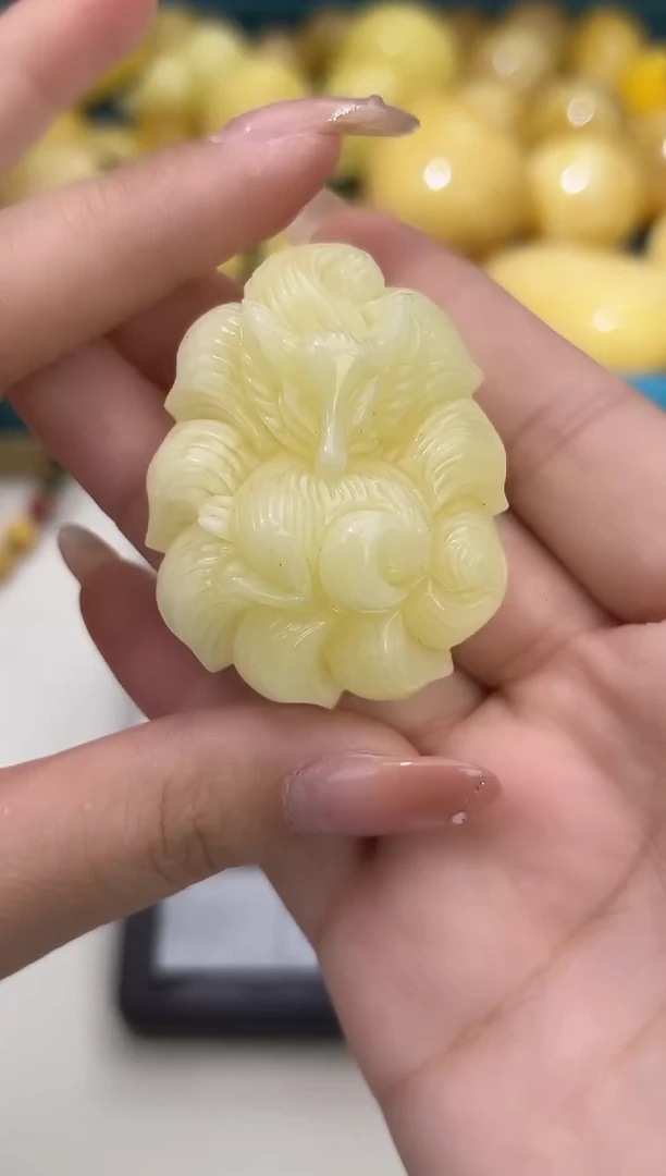 裸石琥珀未镶嵌琥珀蜜蜡吊坠