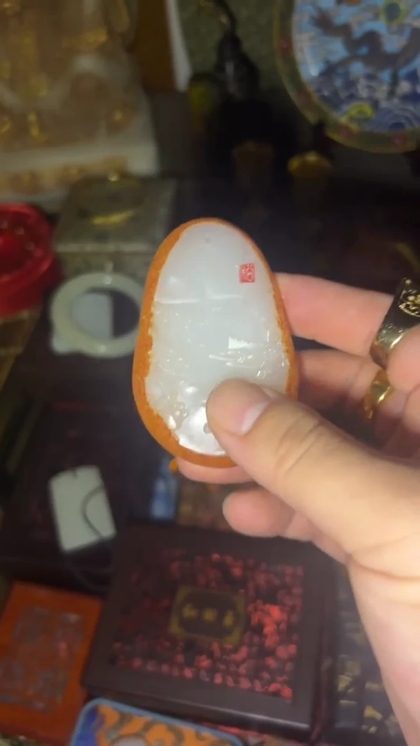 和田玉未镶嵌把件闪购高端商品链接山水原皮
