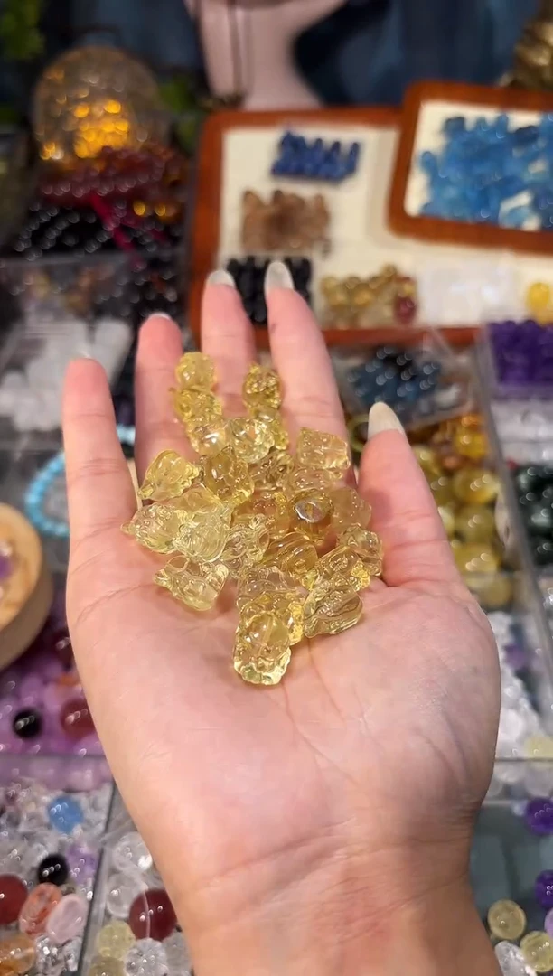 【闪购商品】水晶手链未镶嵌黄水晶凤九单个