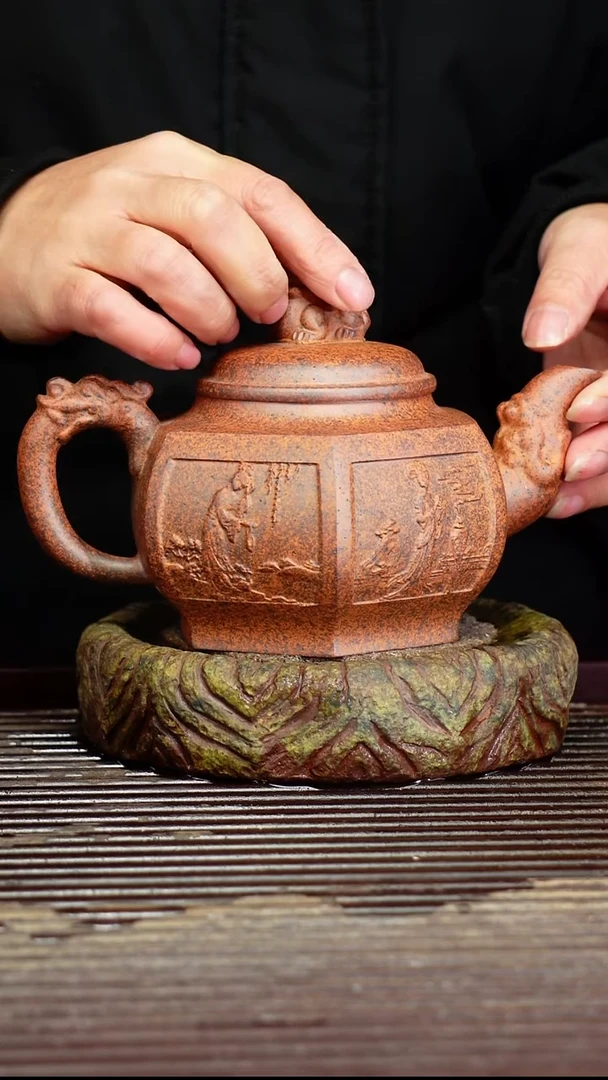 宜兴原矿紫砂壶茶壶350C