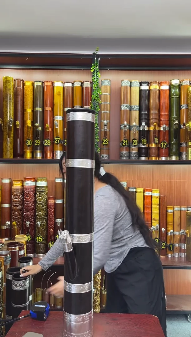 鸡翅木鸡翅木大号短款水烟筒