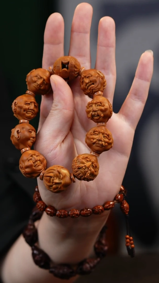 橄榄核手串/手链利*宋水官2.3铁核须派十八罗汉