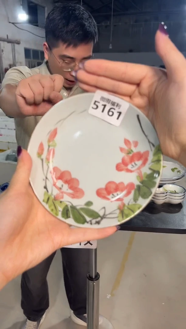 陶瓷景德镇高温釉下手绘陶瓷