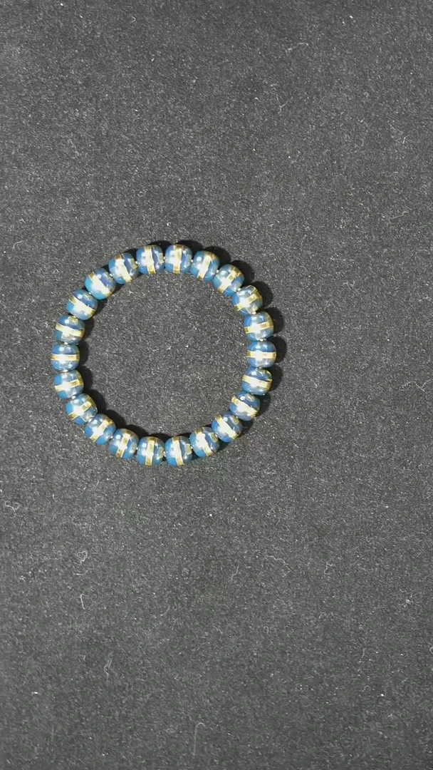 【闪购商品】琥珀裸石银S925镶嵌10mm天青一线天宽单圈