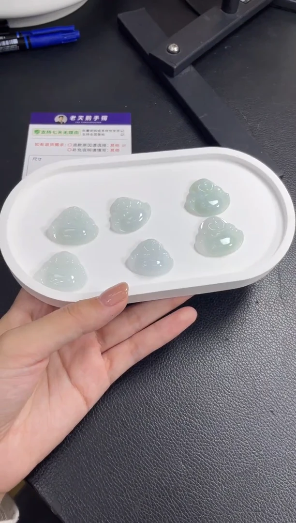 未镶嵌挂件翡翠佛公F2配绳/多样性发其一CP