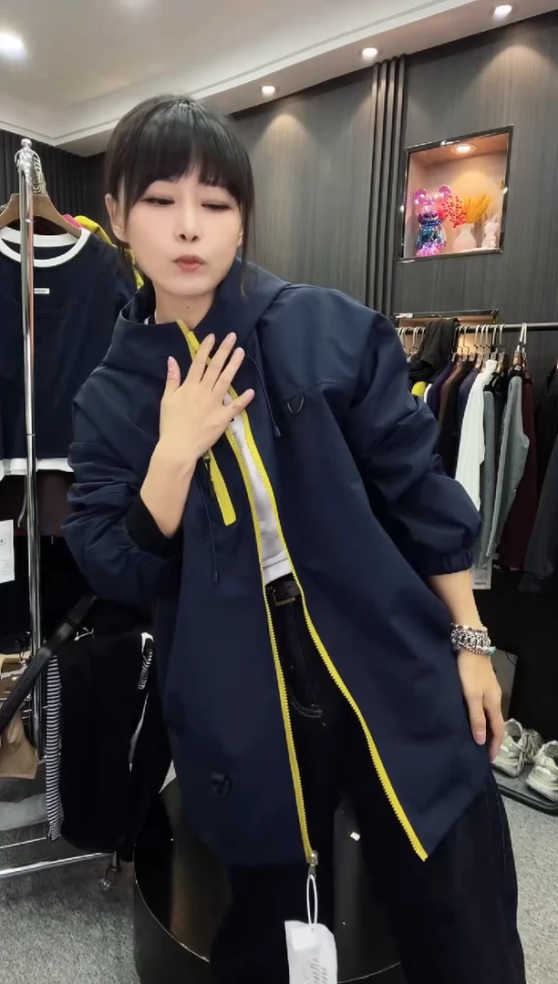 7906风衣-----蓝色