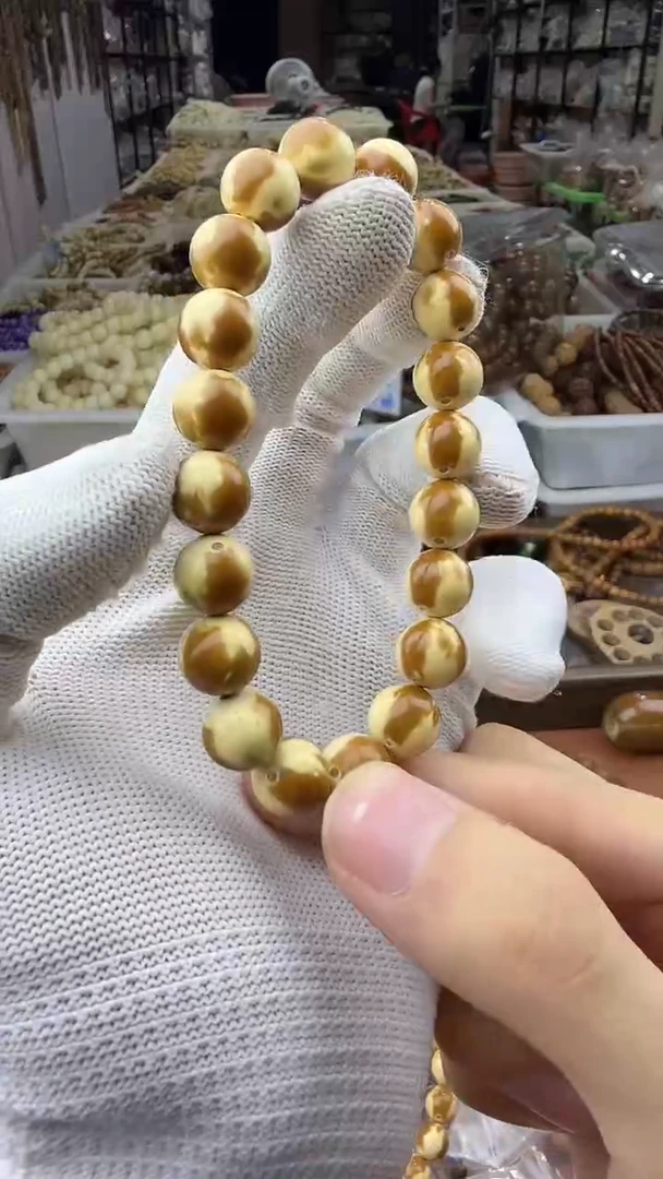 手串库克紫金鼠奶盖圆珠