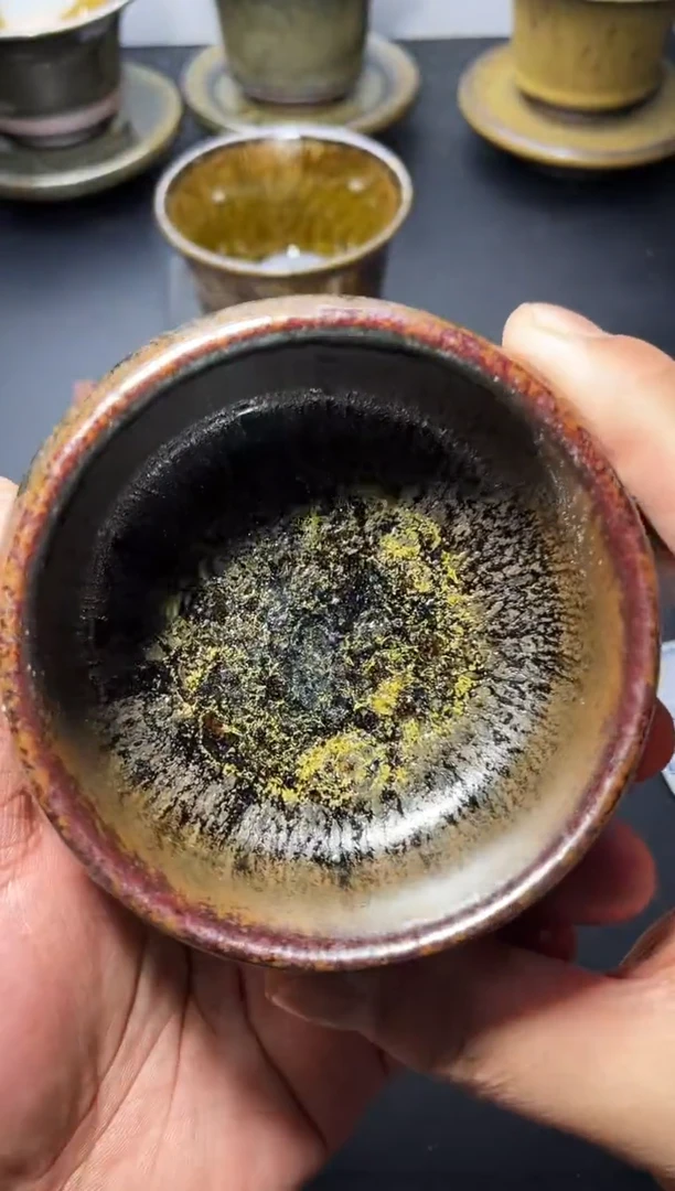 茶盏24（微瑕）叶紫建盏