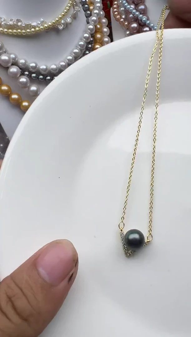 淡水珍珠未镶嵌颈饰1