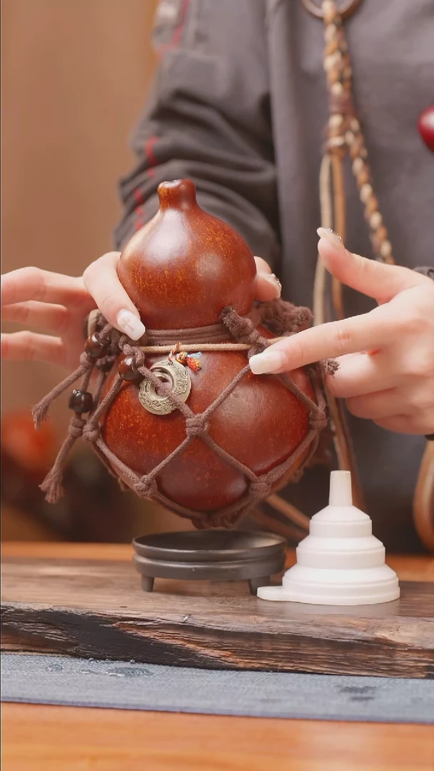 1744号链接精品大漆葫芦现货现发[一物一拍]