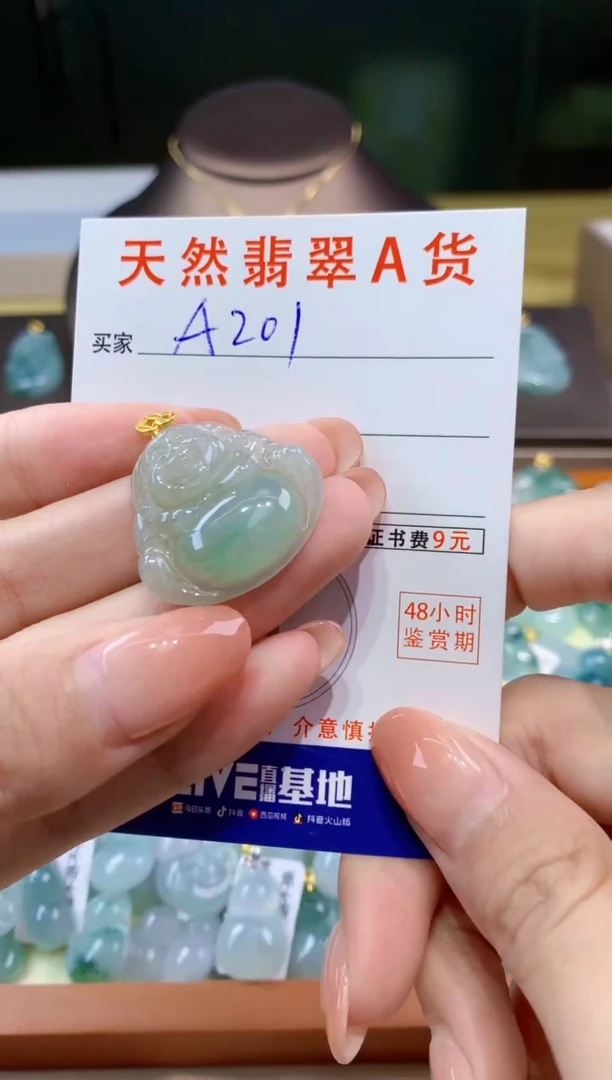 翡翠未镶嵌颈饰天然缅甸a货翡翠