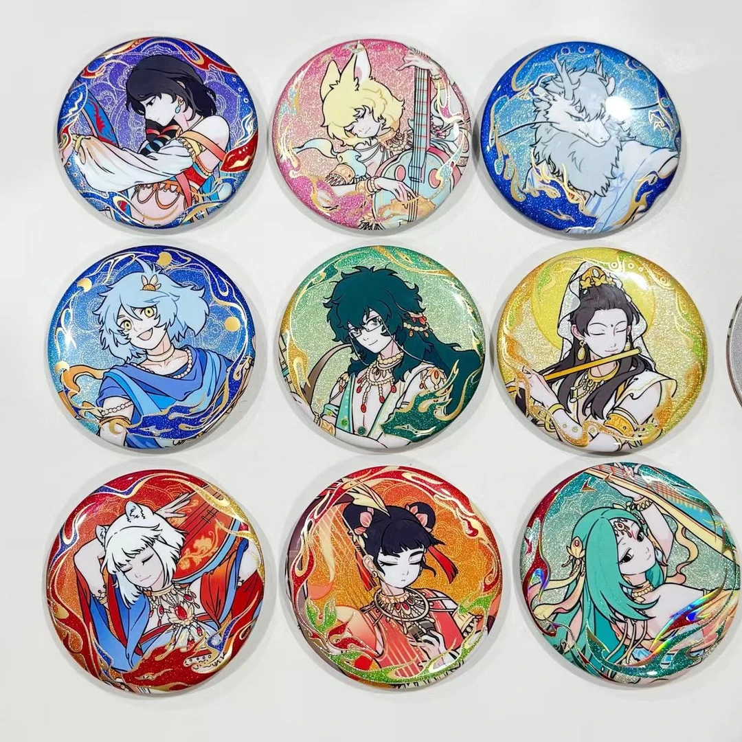 非人哉x敦煌画院联名-伎乐飞天系列透卡盲盒8入（1/8）