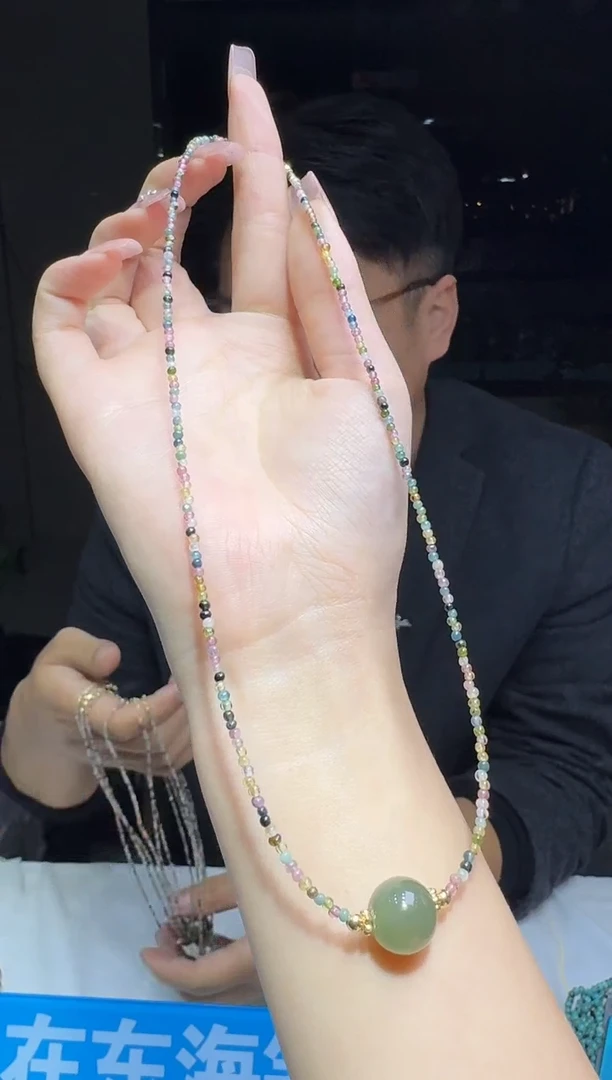 【闪购商品】碧玺颈饰未镶嵌多样性发一件 465