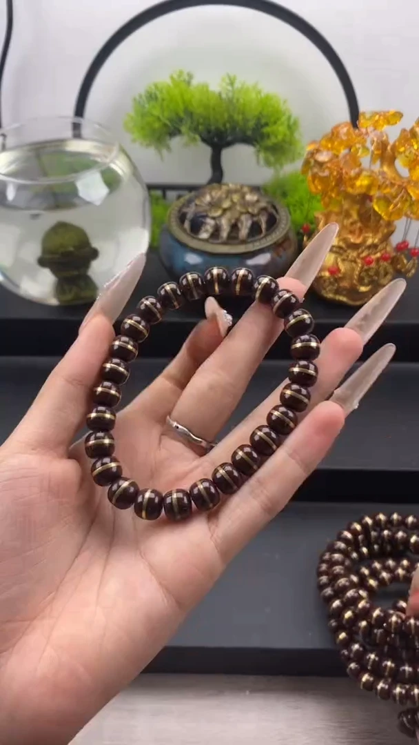 紫金鼠手串紫金鼠一线天二代5号