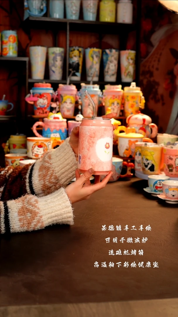景德镇手工手绘杯杯